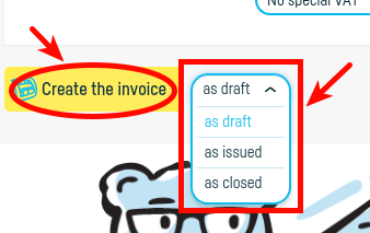 How do I add an invoice? - pasul 2