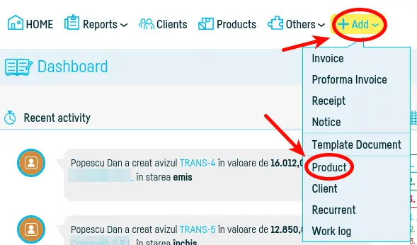 How do I add a new product / service? - step 5