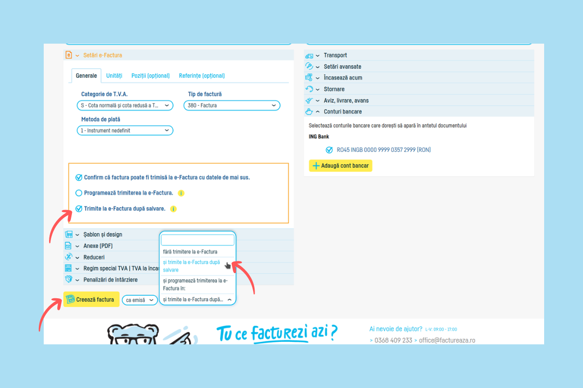 Bine ai venit pe factureaza.ro! - pasul 41