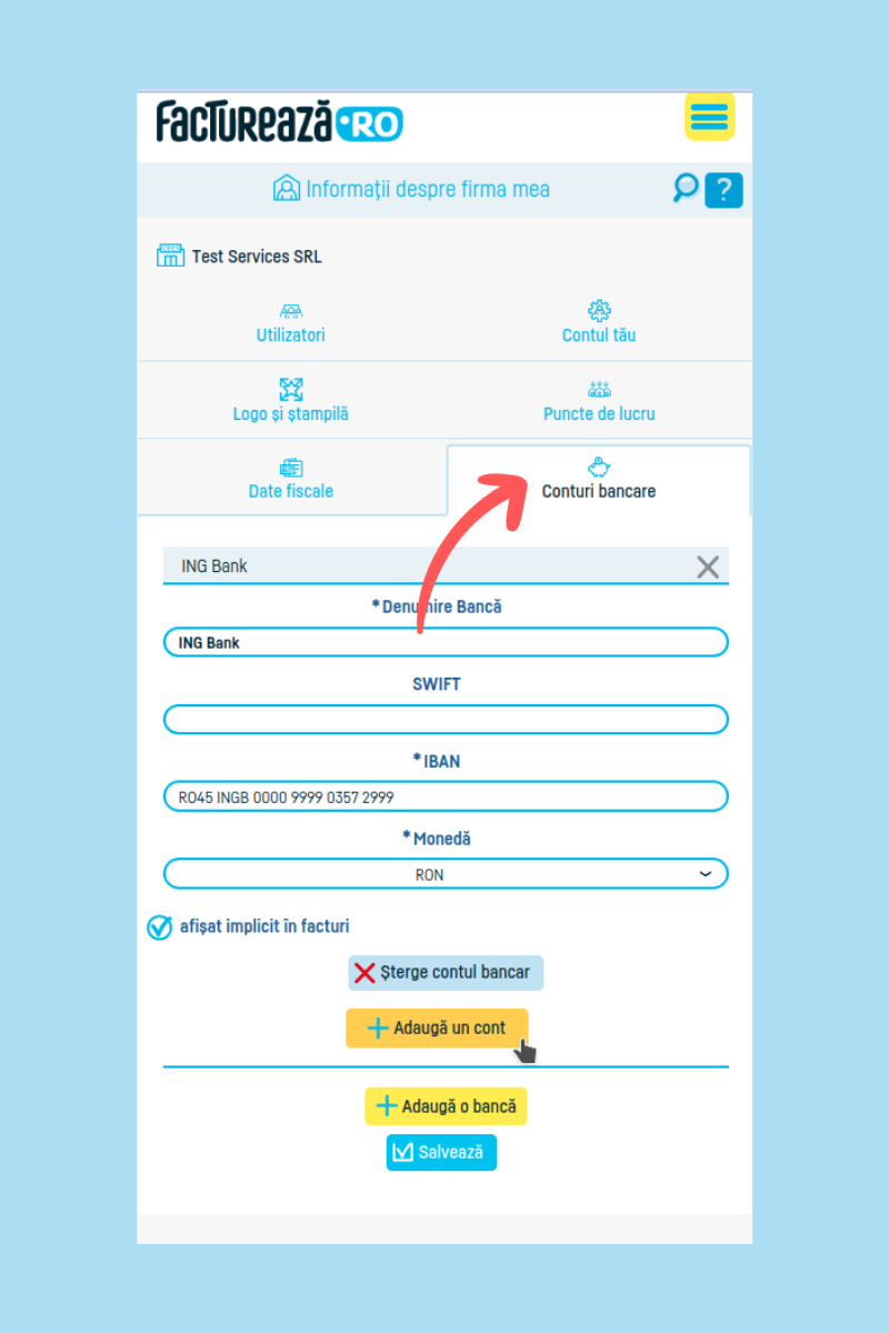 Bine ai venit pe factureaza.ro! - pasul 14