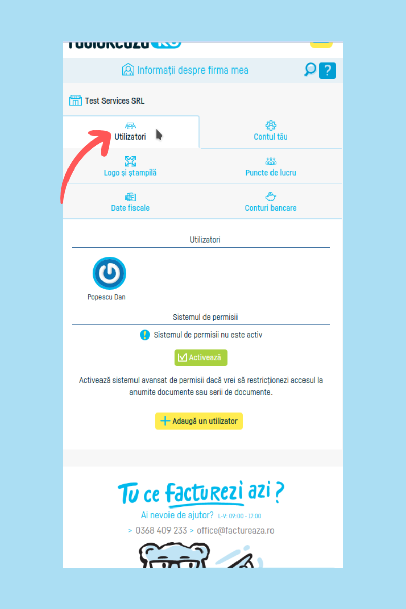 Bine ai venit pe factureaza.ro! - pasul 16