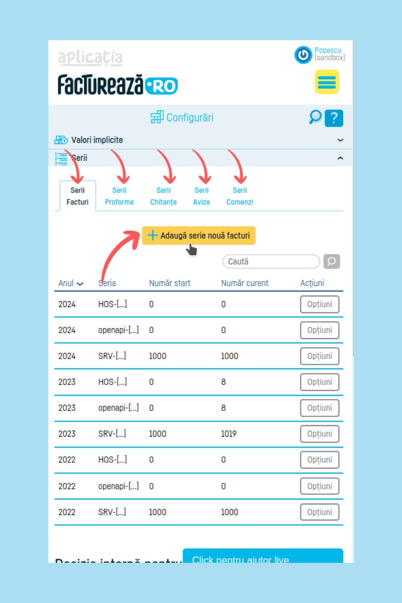 Bine ai venit pe factureaza.ro! - pasul 24