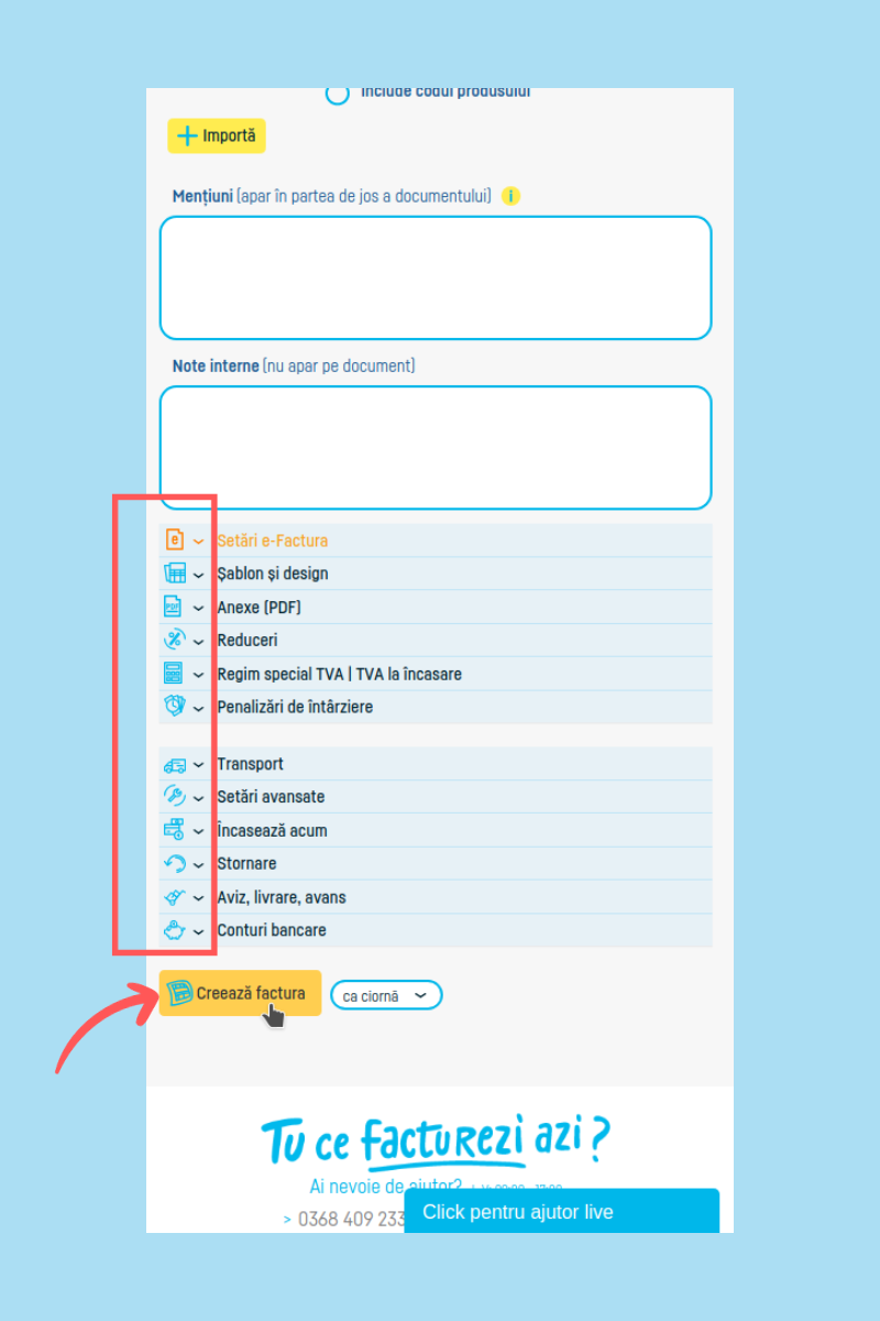 Bine ai venit pe factureaza.ro! - pasul 39
