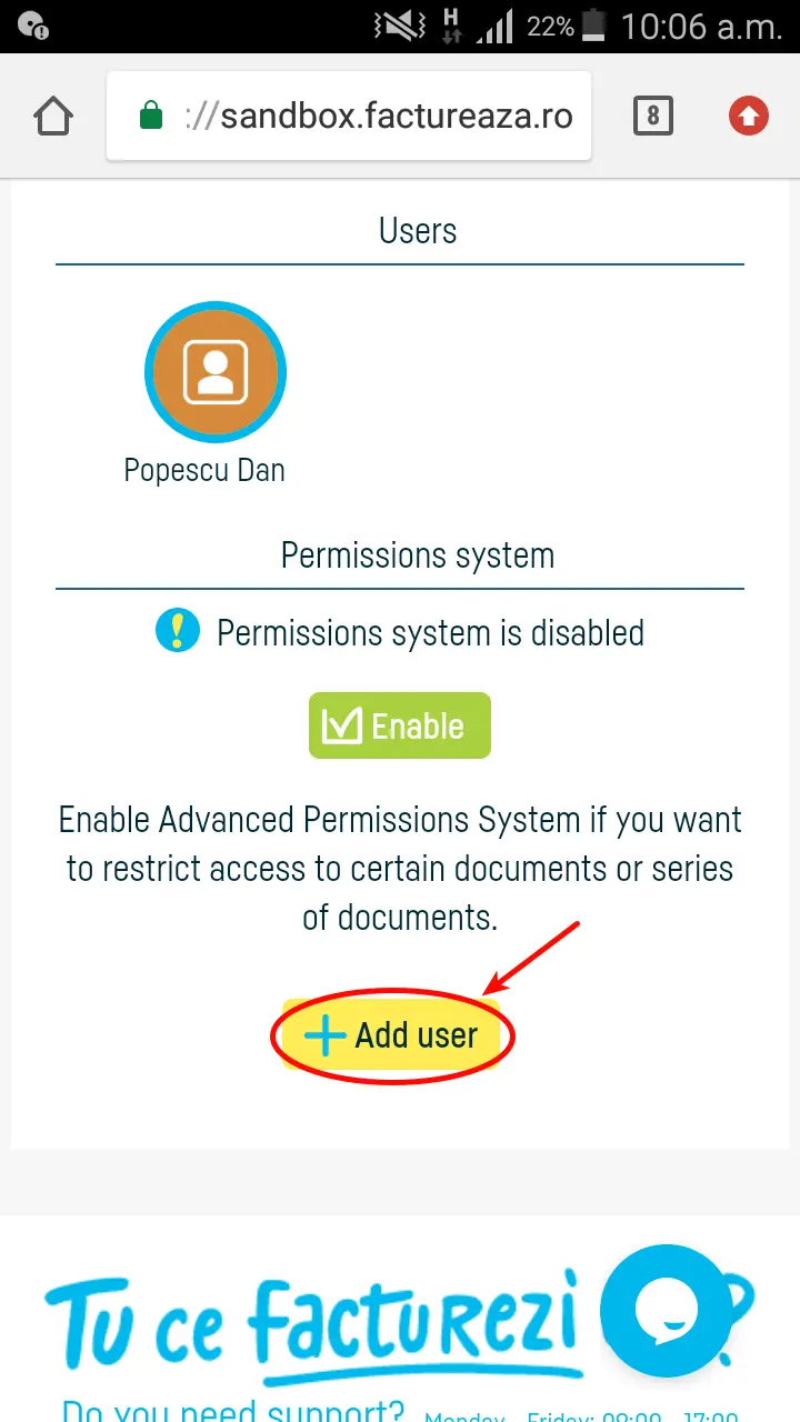 Who can add work logs? - step 3