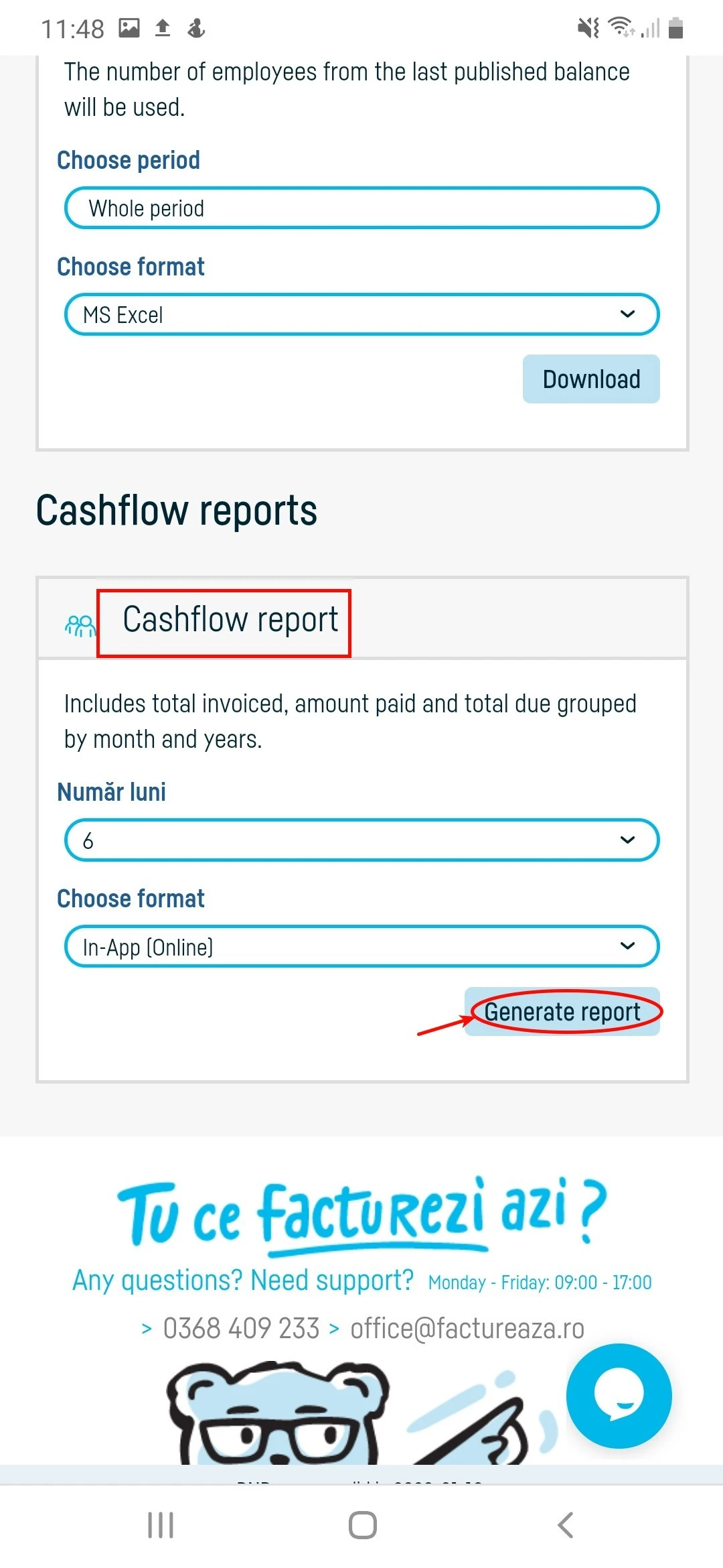 How do I use search options? - step 6