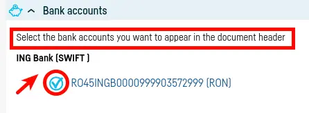 How do I change the data from a saved invoice? - step 2